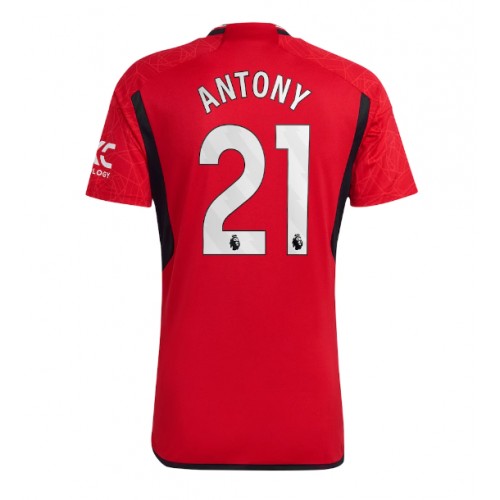 Manchester United Antony #21 Domaci Dres 2023-24 Kratak Rukav